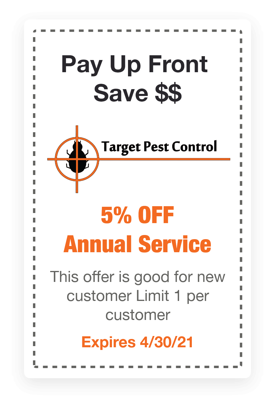 Special Offers & Coupons - Target Pest Control